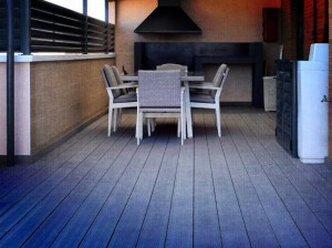 Suelos en terraza exterior de ático en Valencia